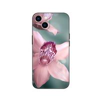Juodas TPU dėklas OPPO Realme C11 dėklui Realme C 11 RealmeC11 galinei daliai RMX2185 dėklas Dangtelis Buferis orchidėjų gėlė Realme C11 2021 pink