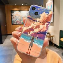 Genshin Impact Game landscape Phone Case For iPhone 15 14 13 12 Mini 11 Pro Max XS X XR 7 8 Plus Clear Shockproof Silicone Cover iPhone XR brown