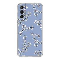 Telefono dėklas Samsung Galaxy S24 Plus S23 S22 S21 S20 FE Ultra 5G S10 S10E S9 minkštas skaidrus silikoninis dangtelis gėlė 12 Samsung S21Plus gray