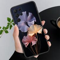 Gėlių Lapų Paukščių Telefono Dėklas Samsung A52S A21S A33 A23 A13 A14 A32 A52 A53 A54 A51 A71 M51 A21S gray
