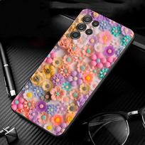 Gėlės Telefono Dėklas Samsung A52S A21S A33 A23 A13 A14 A32 A52 A53 A54 A51 A71 A15 A23 4G white
