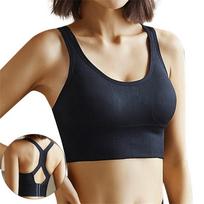 Women Push Up Seamless Sports Bra Workout Sport Top Crop Fitness Active Wear with Buckle for Yoga Gym Brassiere Sportswear M juoda