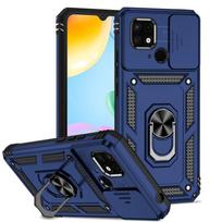 Skirtas „Xiaomi Redmi 10C Case Slide Camera Armor“ magnetinio laikiklio žiedo telefono dėklas, skirtas Readmi Rdmi 10 C C10 Redmi10C 6.71 galinis dangtelis For Redmi 10C mėlyna