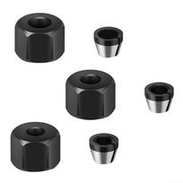 6 vnt žoliapjovės griebtuvo griebtuvo frezavimo antgalių graviravimo pjovimo mašina 1/4 colio 6 mm 8 mm