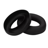 Silicone Ear Pads Over Ear Headphones Protector for Space Headphones Cushions,SweatProof Washable Ear Cups juoda
