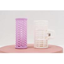 2PCS/Set Hair Curler Spring Clip Curlers DIY  Rollers Wavy dressing Barber  Styling Tools Random Color rožinė