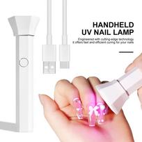 Nešiojama nagų džiovintuvo lempa UV LED nagų lemputė, skirta sukietinti visus gelio lako USB įkraunamus greitai džiūstančius manikiūro aparatus nagų dailės įrankiai