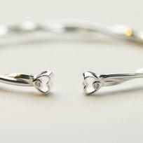 Couple 999 Pure Silver Bracelet Pair of Niche Korean Creative Men and Women Bracelet 99