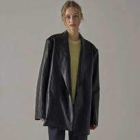 Fashion Faux Leather Blazer Women Autumn  Shiny  Crocodile Pattern Breasted Y2K Jacket Long Sleeve Double Plus Size XS juoda