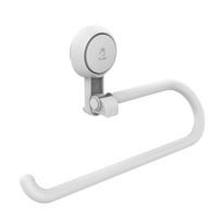 Tissue Holder Hanging Storage Rack Wall Mount Suction Cup Multifunctional Bathroom Towel Toilet Roll Paper Towel Kitchen Plastic Wrap Organizer pilka
