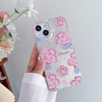 Lazerinės tulpės rožės gėlės silikoninis dėklas skirtas Xiaomi Redmi Note 12 11 10 Samsung A54 A24 A14 Oppo A78 A58 A38 Tecno Spark 10 Funda dangtelis minkštas TPU buferis Infinix Hot 10 Lite