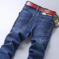 Men'S Jeans Men'S Spring Slim Fit Youth Straight Tube Loose Thin Casual Business Long Pants Men 28