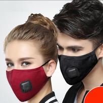 1 PC Cotton Anti Haze Mask Breath Valve Anti-dust Mouth Mask Activated Carbon for woman juoda