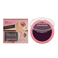 Multifunctional Temperature-changing Powder Blush Cream Facial Eye Shadow Three-in-one Natural Nude Makeup Waterproof and Sweatproof 8g