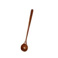 Multipurpose Easy to Clean Practical Heat-Resistant Kitchen Soup Stirring Spoon Wooden Teaspoon Soup Spoon D