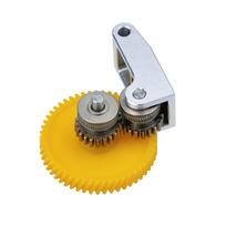 3D Printer Upgrade DLC Coated Hardened Steel Extruder Gear Replacement Compatible with Bambu New Upgrade black