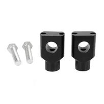 Motociklų 7/8  1  Vairo Montavimo Laikiklio Gnybtas Adapteris 10 mm Sriegis Motociklams Keturračiams Motoroleriams Juodas 22 juoda