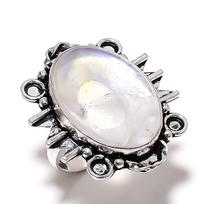 Natural Mystic Topaz Gemstone Handmade 925 Sterling Silver Ring Size 8 t1f42