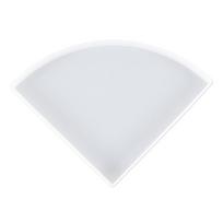 Fan-shaped Shelf Tray Epoxy Resin Mold Display Stand Coaster Plate Silicone Mould DIY Crafts Home Ornaments Mold