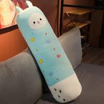 70 /90 /130cm Kawaii Meškiukas Kiaulytė Pingvinas Triušis Pliušinis Žaislas Minkšti Gyvūnų Žaislai Ilga Pagalvė Pagalvėlė Kūdikių Mergaičių Gimtadienio Dovanoms 70cm gray