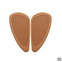 2 vnt. Motociklo Motociklo Bako Kelio Pagalvėlė Retro Dujų Kuro Bako Guminiai Lipdukai Pagalvėlės Apsauga Apvalkalas Dalis Klasikinis ruda