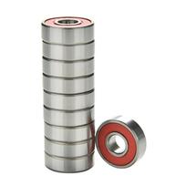 10PCS Portable Skate Roller Inline Scooter Hockey Shoes Bearings General Skates 8*22*7 ABEC-9 gray