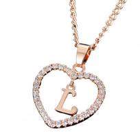 Elegant Skin-Touch 26 Letters Love Choker Necklace Jewelry Accessories