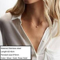 Stainless Steel Chain Necklaces for Women Classic Choker Necklace Jewelry