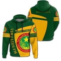 Africa Mauritania Map Flag 3D Printed Hoodies For Men Clothes Patriotic Tracksuit National Emblem Graphic Sweatshirts Male Tops S
