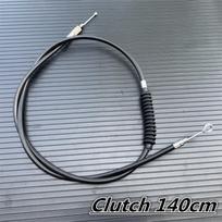 Clutch Line 140cm/ 160cm/ 180cm For Harley Sportster Iron XL 883 1200 H XL883R P L C Dyna Softail Fat Boy Road King 140cm juoda