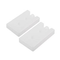 Cool Packs Ice Pack Box Empty Long-Lasting Pair Plastic white