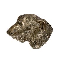 Airių vilkogaudis - atminimo lenta su šunimi, personalizuota padėka, apdovanojimas, diplomas su dedikacija nuo Art-Dog prekės ženklo ruda