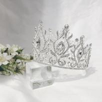 Žalias nuotakos karūnos princesės tiara galvos juostelė kostiumų vakarėlio aksesuarai gimtadieniui smaragdinė vestuvių tiara moterims Tiaras gray