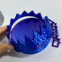 3D spausdintas pelėkautų automatinis reguliavimas Creativecoaster pelėkautų šablono formos darbalaukio ornamentas One Size tamsiai mėlyna spalva