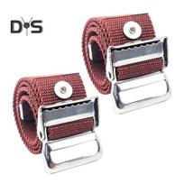 2 vnt. Reguliuojami nailoniniai kojų juostos dirželiai gipso kartono strypų pakeitimo dalis. 2pcs gray