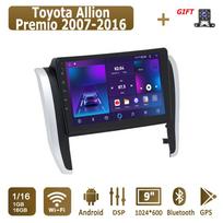 Android Car Radio For Toyota Allion  Premio 2007-2016 Multimedia Player Head Unit Stereo GPS Navigation BT WIFI 1+16GB 1+16GB