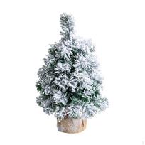 Elegant Snowy Christmas Tree for Home Decor 20x20x40cm gray
