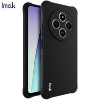 Skirtas Redmi 14C 4G telefono dėklui IMAK smūgiams atsparus minkštas dėklas Redmi 14C 4G skaidri juoda spalva