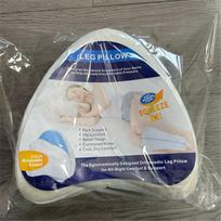 Heart-shaped Cross-border Side-Sleeping Leg Pillow for Pregnant Women opp bag mėlyna