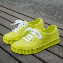 mada Neperšlampami lietaus batai Moteriški Laisvalaikiai Sportiniai PVC Butai Guminiai Batai Moteriški Sekli Neslystanti Darbo Apsauginė Avalynė Zapatos De Lluvia 36-37 žalia