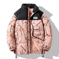 Winter Hong Kong Style Japanese Style Winter Short Cotton-padded Jacket Korean Style Trendy Cotton Coat Loose Coat Cotton Coat for Men S