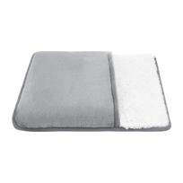 Washable USB Electric Heating Pad Feet Warm Slippers Winter Hand/Foot Warmer For Pregnant Women And Elderly People One Size pilka spalva
