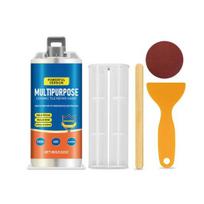 80G Tile Grout Repair Kit with Scraper Round Sandpaper Stir Stick