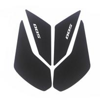 Skirta „Honda CBR500R CB500F“ motociklo neslystančiam bako pagalvėlės dujiniam kelio rankenos traukos šoniniam apsaugai juoda