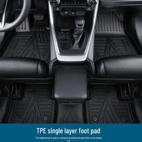 Eco-friendly Easy-to-Clean TPE Interior Floor Mats for 24 Models of Mitsubishi Xforce Mitsubishi Xforce floor mat black