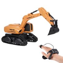 Nuotolinio valdymo ekskavatorius 2,4 GHz 1/12 gestų jutimo nuotoliniu būdu valdomas ekskavatorius su funkcija 1 Battery orange