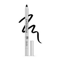 RENEE Midnight Kohl pieštukas - Atsparus išsitepliojimui ir vandeniui Kajal - Išlaiko 24 valandas - Tamsiausia juoda spalva - Vitaminas E, alyvuogių aliejus ir ricinos aliejus - 1,5 g black
