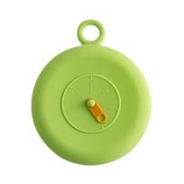 Time Recording Sealing Cover Stretchable Silicone Caps Silicone Food Sealing Lid  Fruit žalia