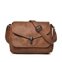 Aukštos kokybės rankinės Crossbody Woman Messenger Bags ruda