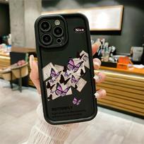 Telefono dėklas, skirtas iPhone 16 13 11 Pro Max iPhone 11 13 16 Samsung S24 Ultra Samsung A54 Redmi note 12 11 Infinix Case iPhone 7&8 juoda